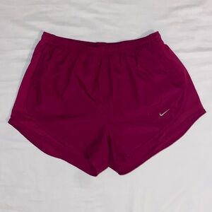 Nike women’s small dry-fit running shorts, 3” inseam
